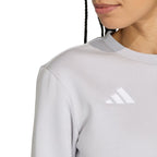 Women's adidas Entrada 26 Sweat Top Gray KB3948