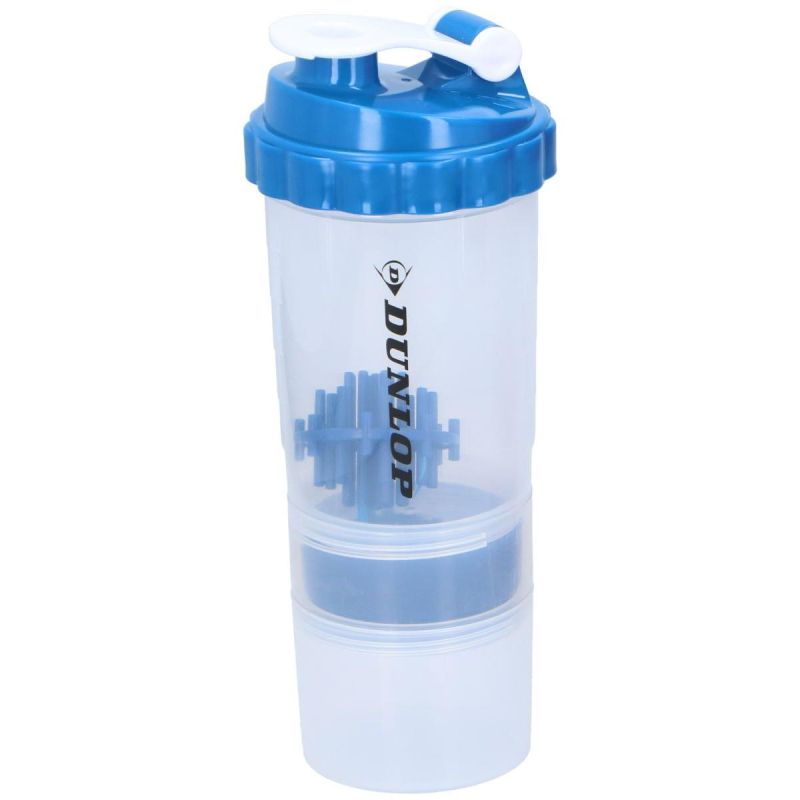 DUNLOP BLUE 550ML COCKTAIL SHAKER FOR NUTRITIONAL FOOD BOTTLE Sport/Siłownia I Fitness/Odżywki I Suplementy Your Sports Performance