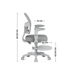 Junior 5.0 Gray Swivel Chair Fotele/Fotele biurowe Your Sports Performance