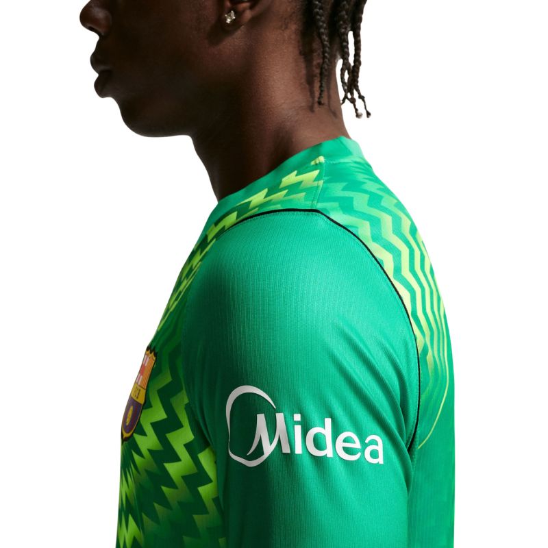 Nike FC Barcelona Stadium Goalkeeper2026/27 Men's Jersey Green II1997 324