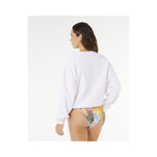 RIP CURL Hayley OO/S Drop Shldr Crew Women's Sweatshirt White