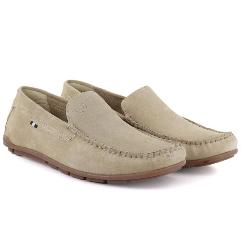 Men's beige leather loafers Bugatti TT153108 Bugatti