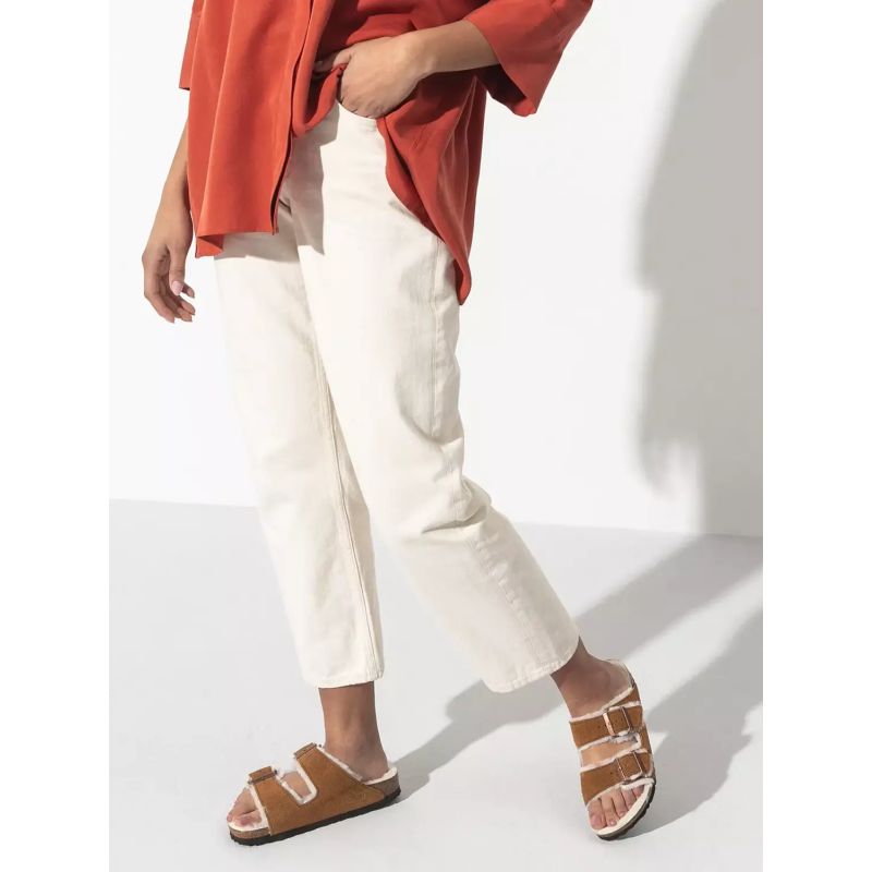 Birkenstock Arizona Shearling Mink W 1001135 flip-flops Footwear/Lifestyle/Birkenstock Birkenstock