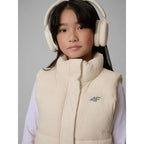 Girls' vest with synthetic filling 4F 4FJWSS26TVJAF312-12S 4f
