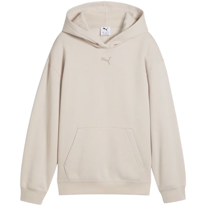 Kids' Puma ESS Centered Cat Logo Relaxed Hoodie beige 692973 82