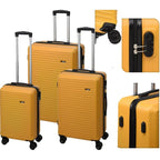 SET OF 3 SUITCASE 20/24/28 INCHES PROWORLD HONEY Accessories Your Sports Performance