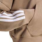 adidas Essentials 3-Stripes French Terry Quarter-Zip Women’s Sweatshirt Beige KF8315