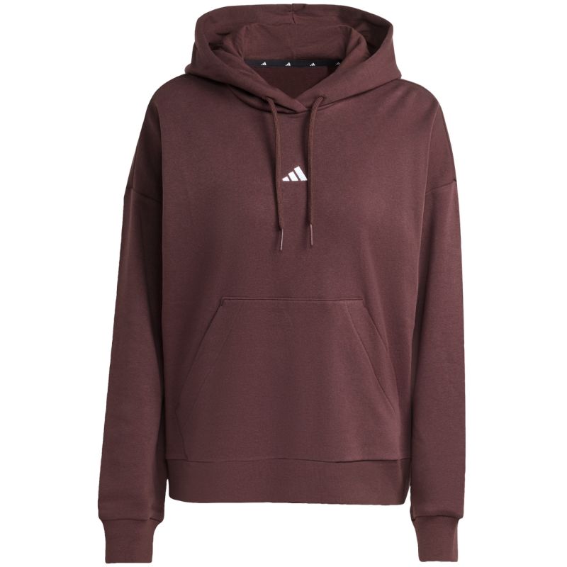 adidas Essentials Small Logo Feel Cozy Women's Sweatshirt Brown JV7314 In preparation Adidas