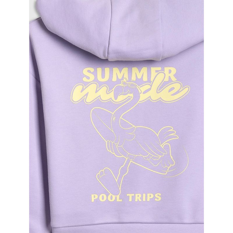 Girls' loose sweatshirt with hood 4F 4FJRSS26TSWSF2936-52S 4f