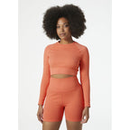 Helly Hansen Allure Seamless Crop Ls Top W 53939 284 Clothing/Training/Helly Hansen Your Sports Performance