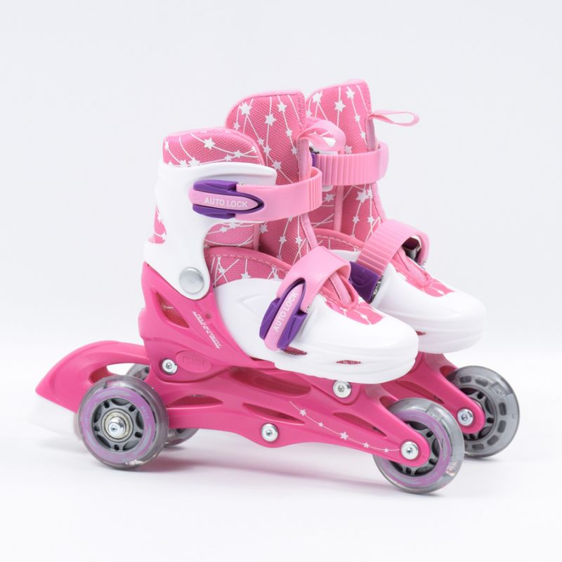 SMJ Sport Combo Pink LED set: 2in1 roller skates HS-TNK-000009549 Accessories/Skating/Rolki (pozostałe) Your Sports Performance