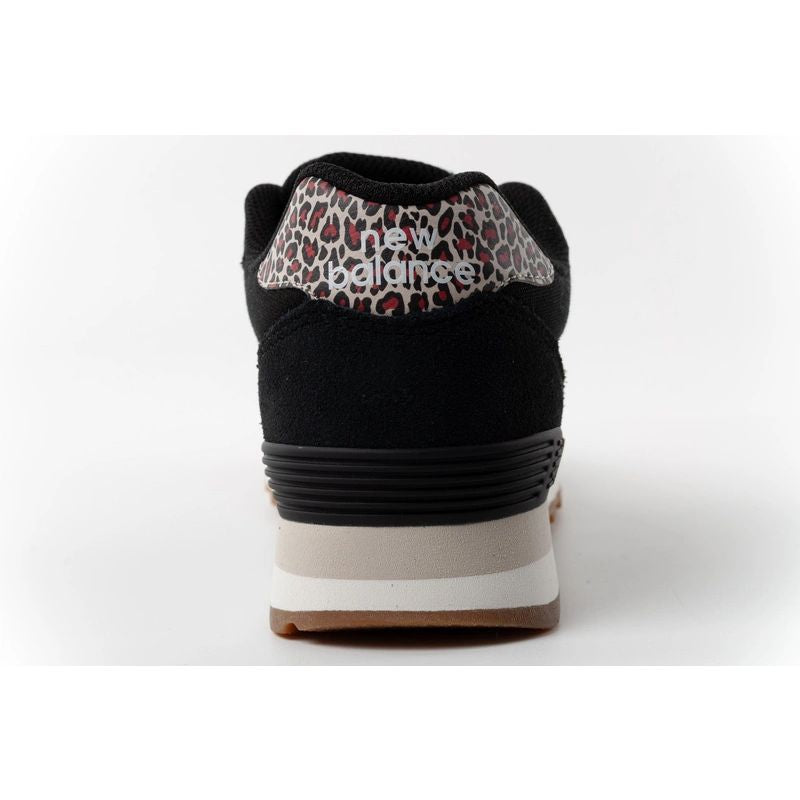 New Balance women’s 515 black suede leather sneakers