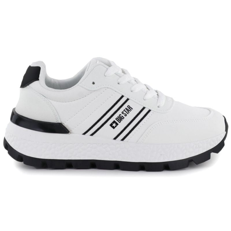 Women's white platform sneakers Big Star TT274882 To be categorized Your Sports Performance