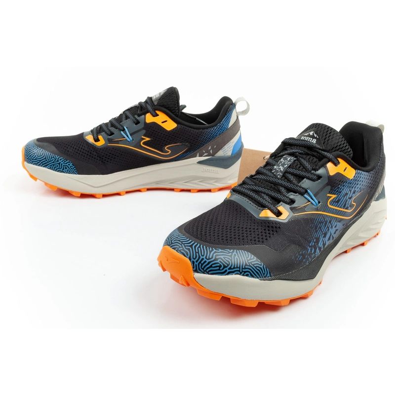 Joma Men's Tundra Cushioned Trail Running Shoes, Black Joma