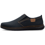 Men's navy blue slip-on shoes Rieker 10452-14 Rieker