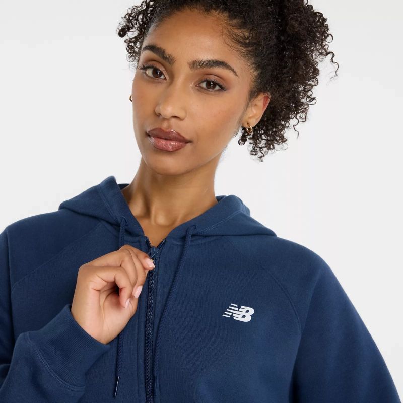 New Balance Sport Fleece Logo Full Zip Sweatshirt W WJ43525NNY Clothing/Lifestyle/New Balance New Balance