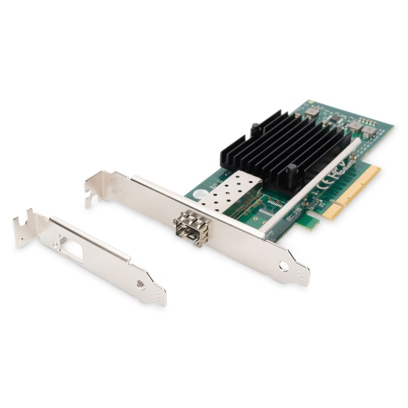 Single 10Gbps fiber optic port (SFP+) on PCI Express card, chipset: Intel JL82599EN Komunikacja i łączność/Moduły do Switchy Your Sports Performance