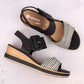Leather wedge sandals Remonte W RKR646 Footwear/Lifestyle/Rieker Your Sports Performance