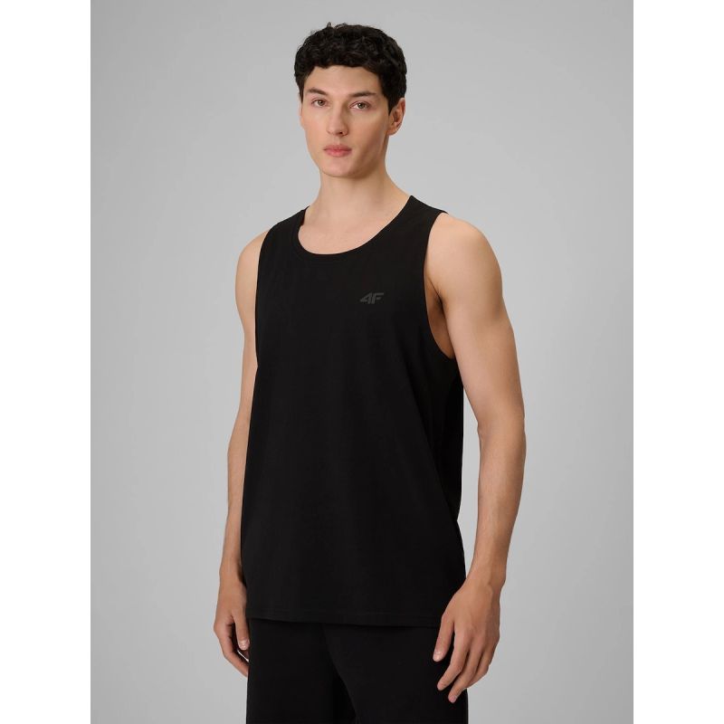 Regular sleeveless shirt for men, smooth, 4F 4FRSS26TSLEM367-20S 4f
