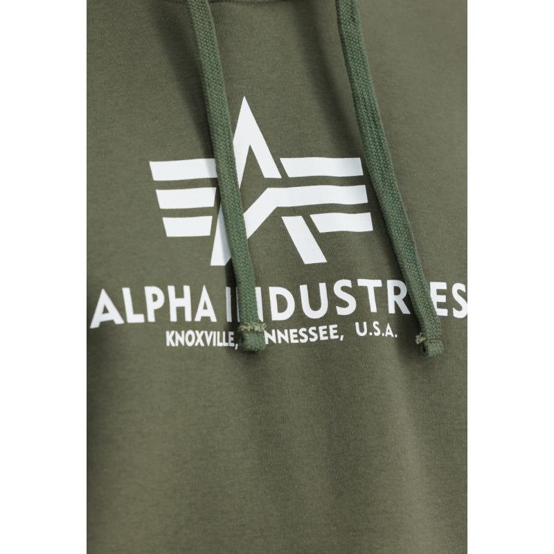 Alpha Industries Basic Hoody M 178312-257 Clothing/Lifestyle/Akpha Industries Your Sports Performance