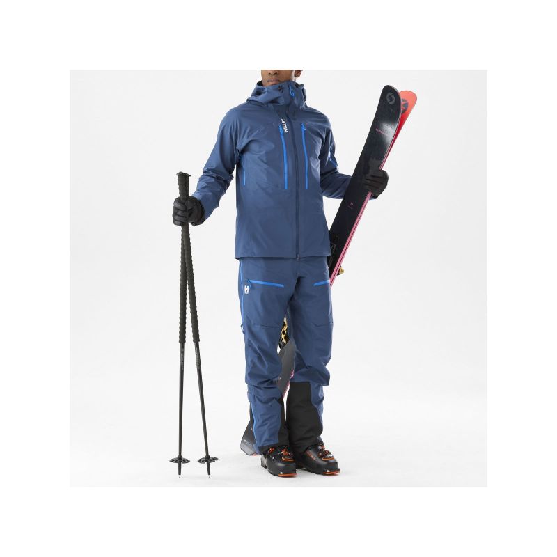 Men's ski pants MILLET M MHITE 3L PANT navy blue