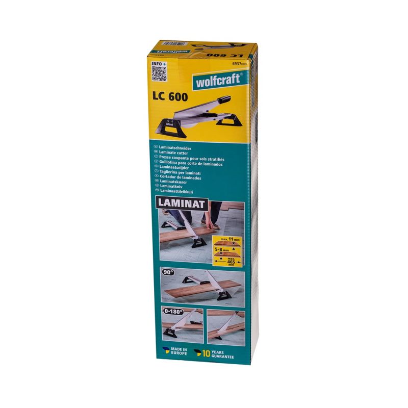 Wolfcraft LC 600 laminated panel cutter Urządzenia biurowe/Gilotyny, Trymery Your Sports Performance