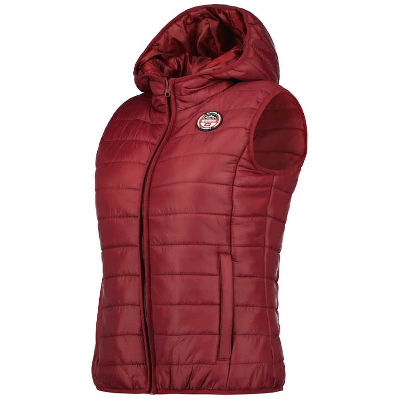 Geographical Norway Vatika Hood EO 233 Jr vest WW2008E/GNO-Burgundy Clothing/Outdoor/Geographical Norway Your Sports Performance