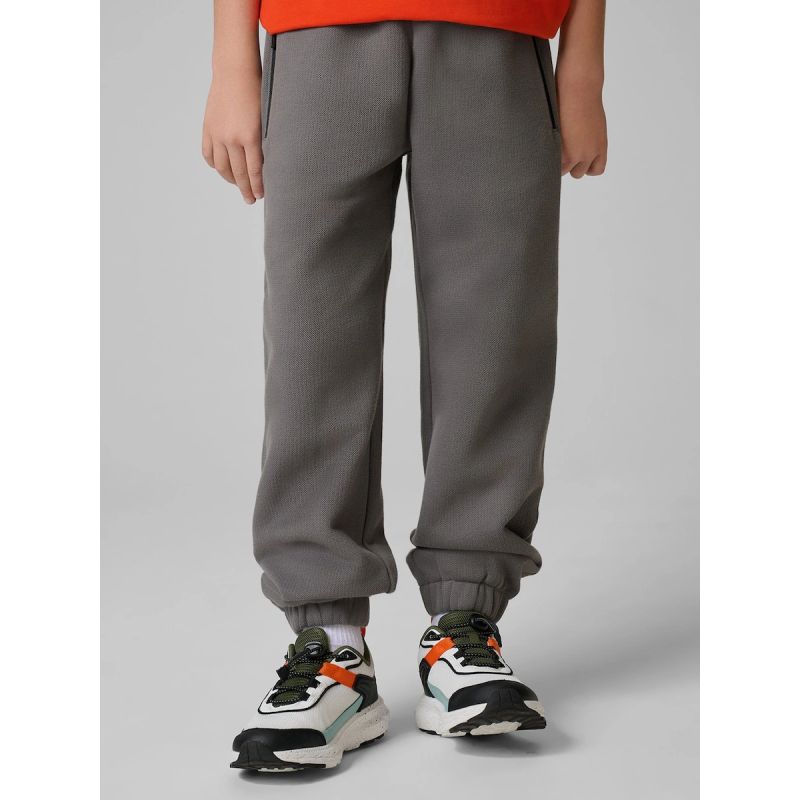 Boys' 4F 4FJRSS26TTROM1921-25S structured knit sweatpants 4f