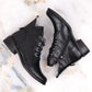 Insulated flat-heeled ankle boots Jezzi W JEZ412A, black Footwear/Outdoor/Jezzi Your Sports Performance