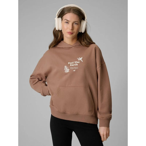 Women's loose sweatshirt with hood 4F 4FRSS26TSWSF2836-83S 4f