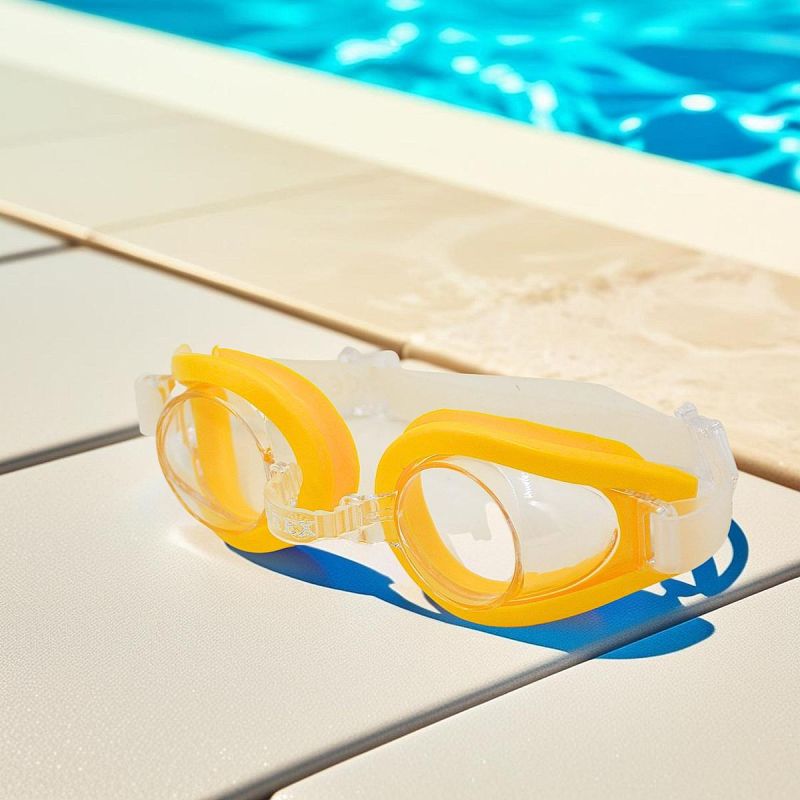 JUNIOR YELLOW SWIMMING GOGGLES Accessories Your Sports Performance