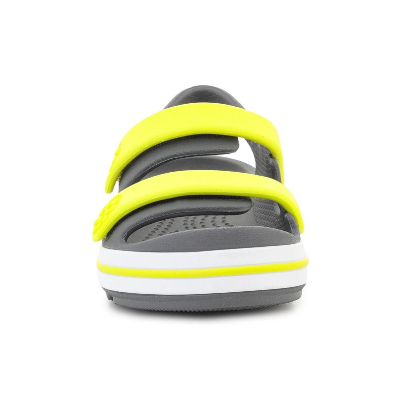 CROCS CROCBAND CRUISER SANDAL T KIDS SLATE GRAY/ACIDITY 209424-1NJ
