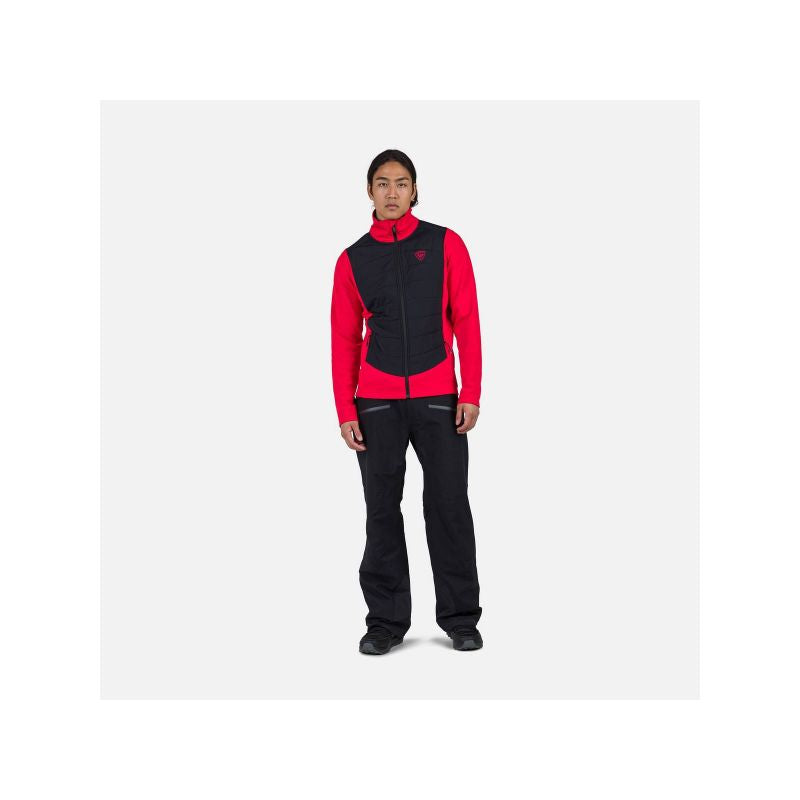 Rossignol Classique Hybrid Clim Fz sweatshirt red Rossignol