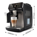 Coffee machine | EP4449/70 4400 series | 15 bar pump pressure | Built-in milk frother | Fully automatic | 1500 W | Black AGD - Produkty/Ekspresy do kawy Your Sports Performance