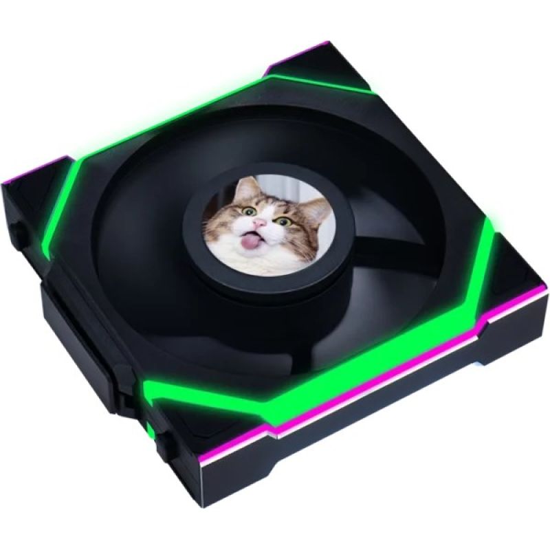 Lian Li UNI FAN SL Wireless LCD 120 Reverse Blade Computer Case Fan 12 cm Black 3 pcs. Chłodzenie/Chłodzenie - wentylatory Your Sports Performance
