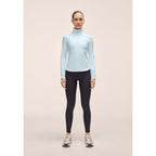 CASALL Women's Serene Half Zip Long Sleeve T-Shirt, Blue
