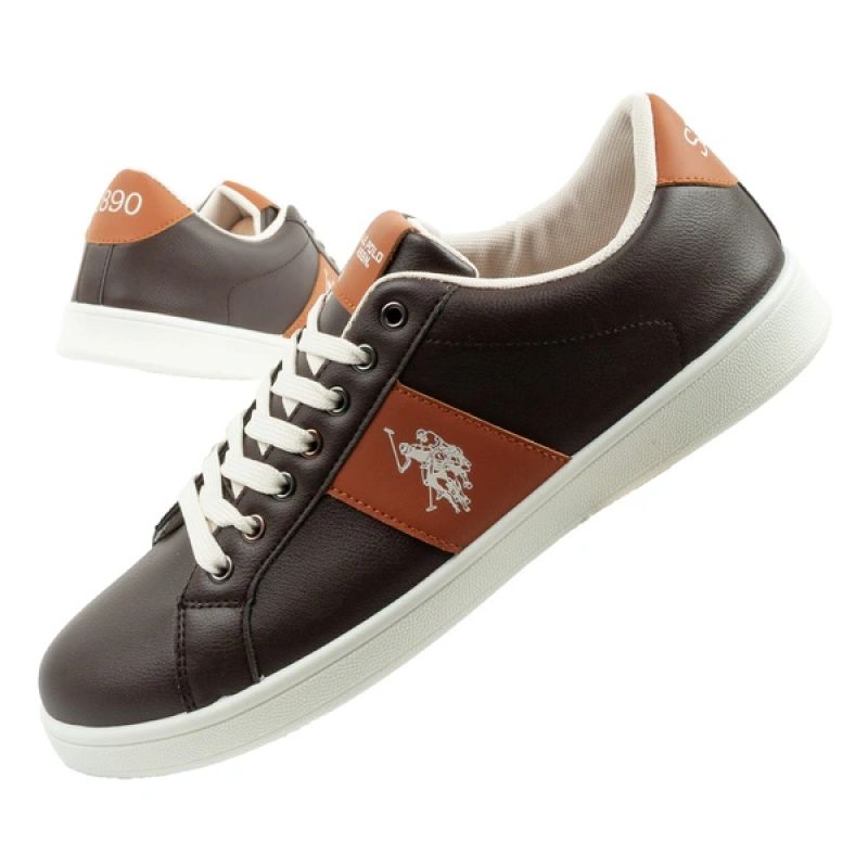 US Polo Assn. shoes sneakers men's fashionable brown comfortable Your Sports Performance