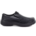 Men's Black Slip-On Shoes Vanhorn Z26-TO90402