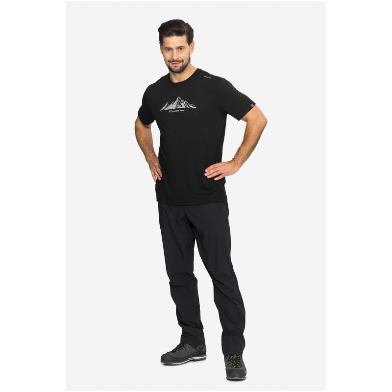 Men’s T-shirt VIKING Lenta Bamboo Light Man, black