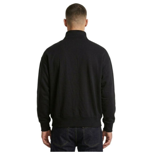 Calvin Klein Zip Fleece Hoodie Logo Tape Black - LZ04RE285G-UB1 WD