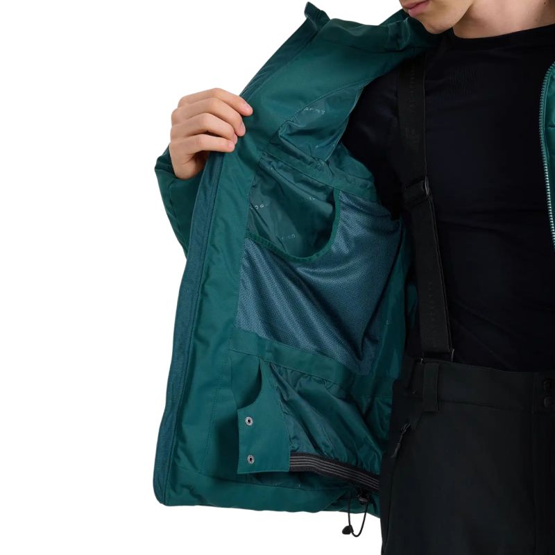 Men's ski jacket 4F M0788 dark green 4FWAW25TTJAM0788 40S 4f