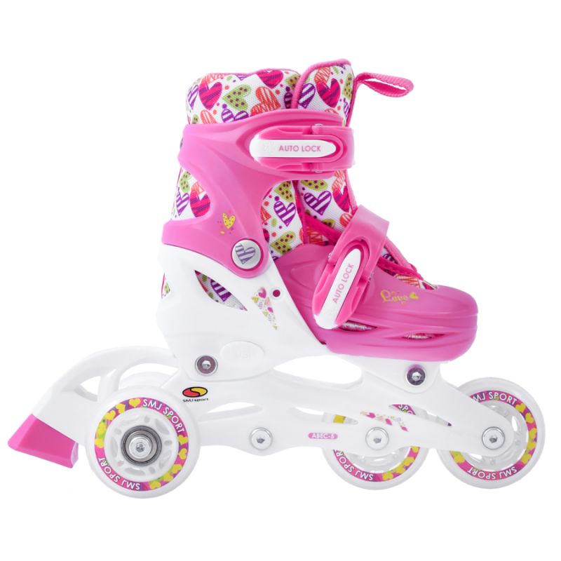 Roller skates-rollers-skates adjustable Smj sport Combo Hearts 3in1 Led Jr HS-TNK-000011510 Accessories/Skating/Wrotki Your Sports Performance