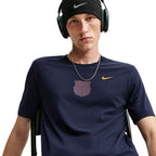 Nike FC Barcelona Men's T-Shirt Navy Blue IQ5030 498