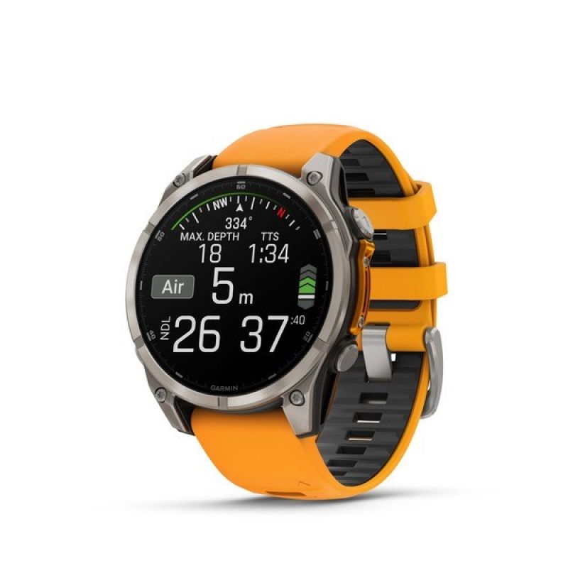Garmin Fenix 8 47mm AMOLED - Sapphire Titan Akcesoria sportowe i turystyczne/Zegarki sportowe Your Sports Performance