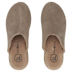 Filippo DK7567 Taupe Leather Wedge Sandals Filippo