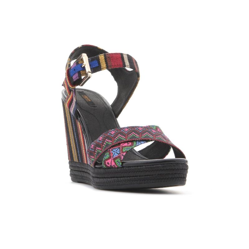 Geox W D82P6G 000AW C0042 wedge shoes