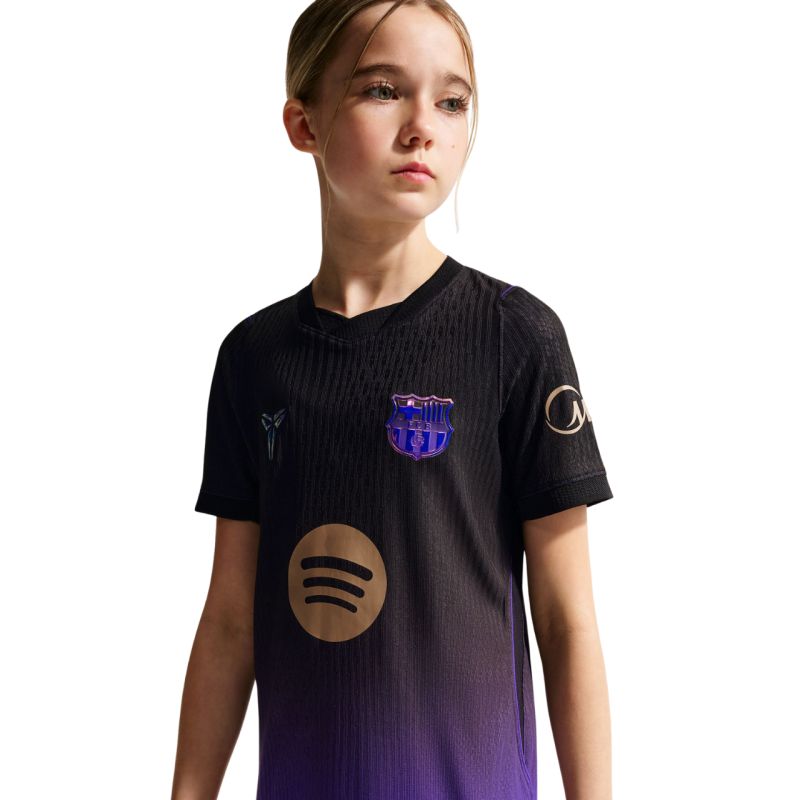 Nike FC Barcelona 2026/27 Match Away Kids' Jersey Black and Purple II1852 505