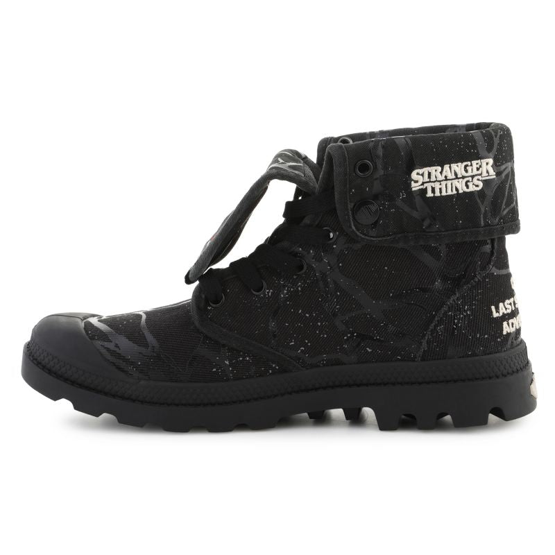 Palladium Stranger Things BAGGY HOPPER TUNNELS Men's 04625-008-M Black Palladium