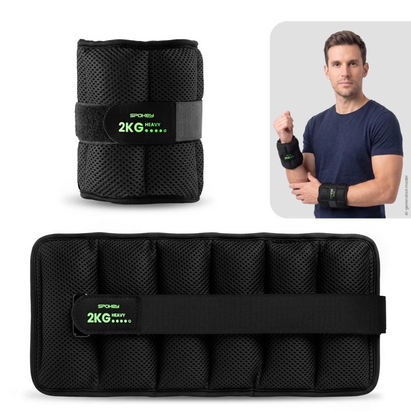 Set of 2 Wrist or Ankle Weights Spokey ACTIVE FORM 2 kg