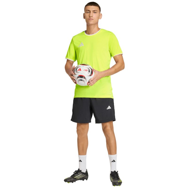 Men’s adidas Entrada 26 Jersey T-Shirt, Lime, KE9840